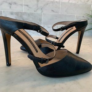 French Connection double strap heels